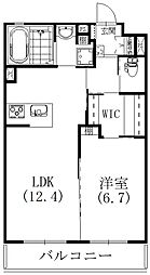 リライフ楊子 1LDKの間取図画像