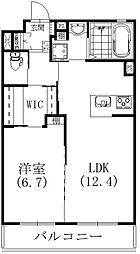 リライフ楊子 1LDKの間取図画像