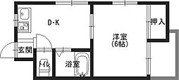 間取図画像 1DK