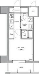 エルプレイス本町 1Kの間取図画像