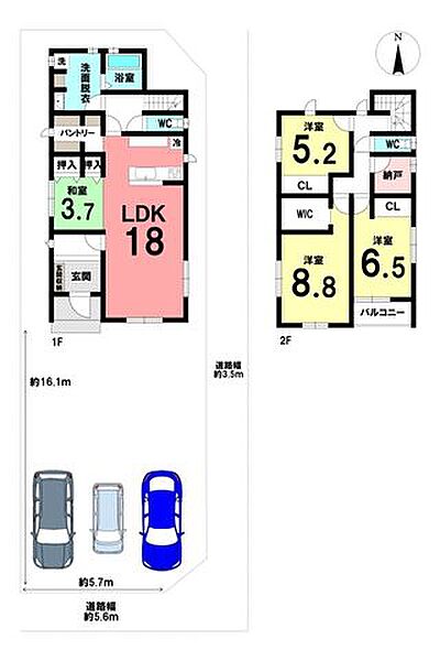 間取りを拡大表示