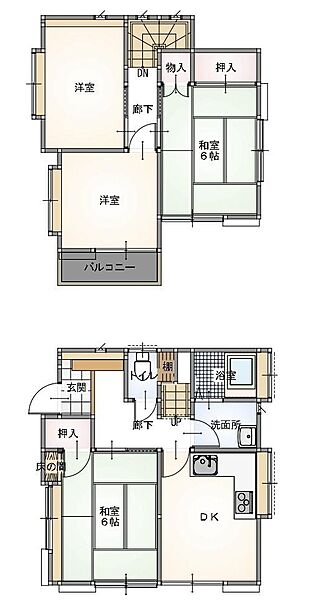 間取りを拡大表示