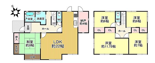 間取りを拡大表示