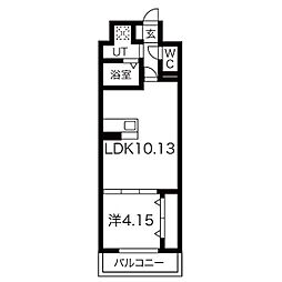 FREEDOMresidence堺深井沢町 1LDKの間取図画像