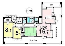 デュオ川口青木公園 3LDKの間取図画像