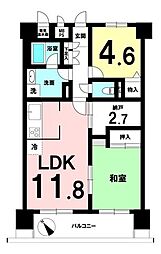 グランドメゾン川口 2SLDKの間取図画像