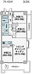 間取図画像 3LDK