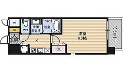 ライブカーサ城東野江 1Kの間取図画像