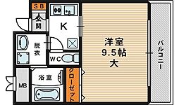 間取図画像 1K