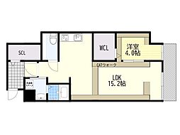間取図画像 1LDK