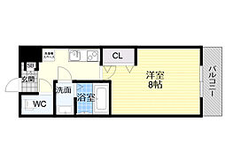 MARKST鶴見 1Kの間取図画像