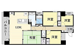 レジディア都島1 4LDKの間取図画像