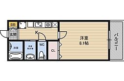 ピュアライズ・諏訪 1Kの間取図画像