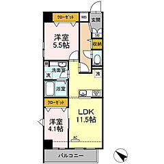 物件の間取り