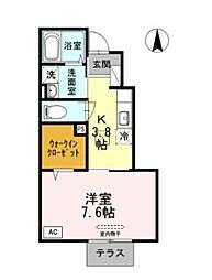間取図画像 1K