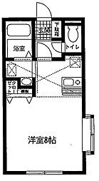 ドリームハイツ ワンルームの間取図画像