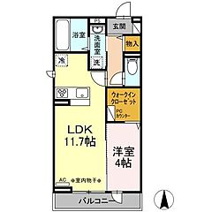 物件の間取り