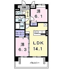 物件の間取り