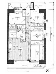 ライオンズマンション西岡崎 3SLDKの間取図画像