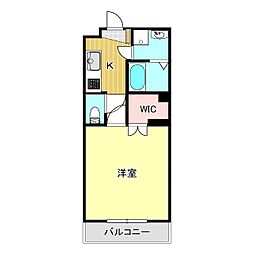 間取図画像 1K