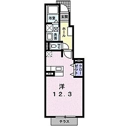 フローラルクラベール 1階/-