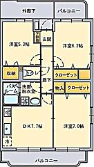 物件の間取り