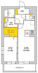 グランノール 1LDKの間取図画像
