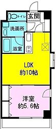 アヴェニール・長泉 1LDKの間取図画像