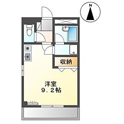 DANOI ワンルームの間取図画像