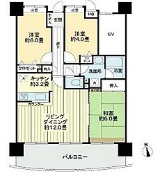 間取図画像 3LDK