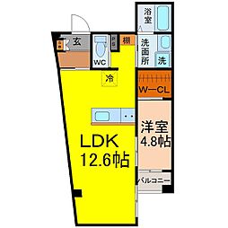 間取図画像 1LDK