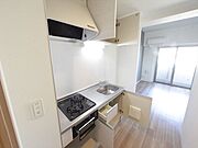 システムキッチン（ガス2口コンログリル付）