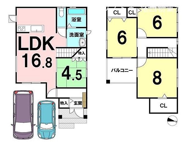 間取りを拡大表示