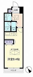 ヴィヴァーチェあざみ野 ワンルームの間取図画像