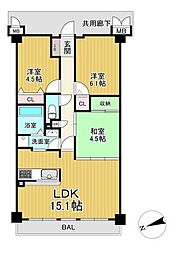間取図画像 3LDK
