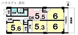 メゾンドール羽衣 4DKの間取図画像