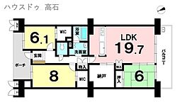 ファミール羽衣公園前 3SLDKの間取図画像