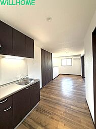 JR阪和線 紀伊駅 4.6kmの賃貸アパート 2階1LDKのリビング/ダイニング