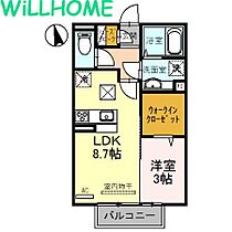 和歌山県和歌山市園部（賃貸アパート1LDK・1階・33.61㎡） その2