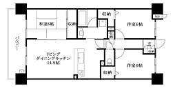 アルファステイツ千舟町通り 3LDKの間取図画像