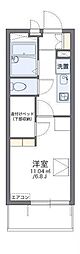 レオパレス辻町 1Kの間取図画像