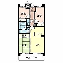 ウエストコート11番街 3LDKの間取図画像