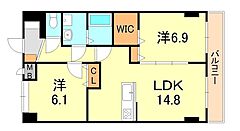 物件の間取り