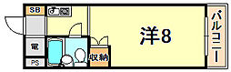 どみとりーときわ ワンルームの間取図画像