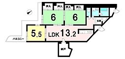 エバーグリーン淀川4号館 3SLDKの間取図画像