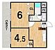 間取り：2DK、専有面積34.65m2