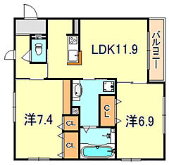 物件の間取り