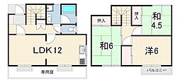 タウンハウス池上 3LDKの間取図画像