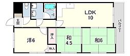 グランドメゾン南別府 3LDKの間取図画像