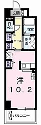 ファイン・スクエア ワンルームの間取図画像